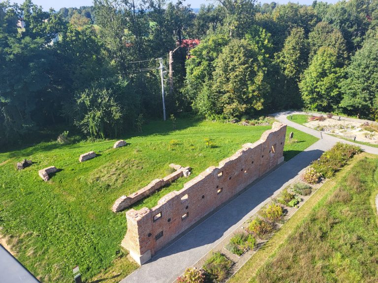 Ruiny zamku Wilczków i wieża widokowa w Czechowicach Dziedzicach – woj. śląskie
