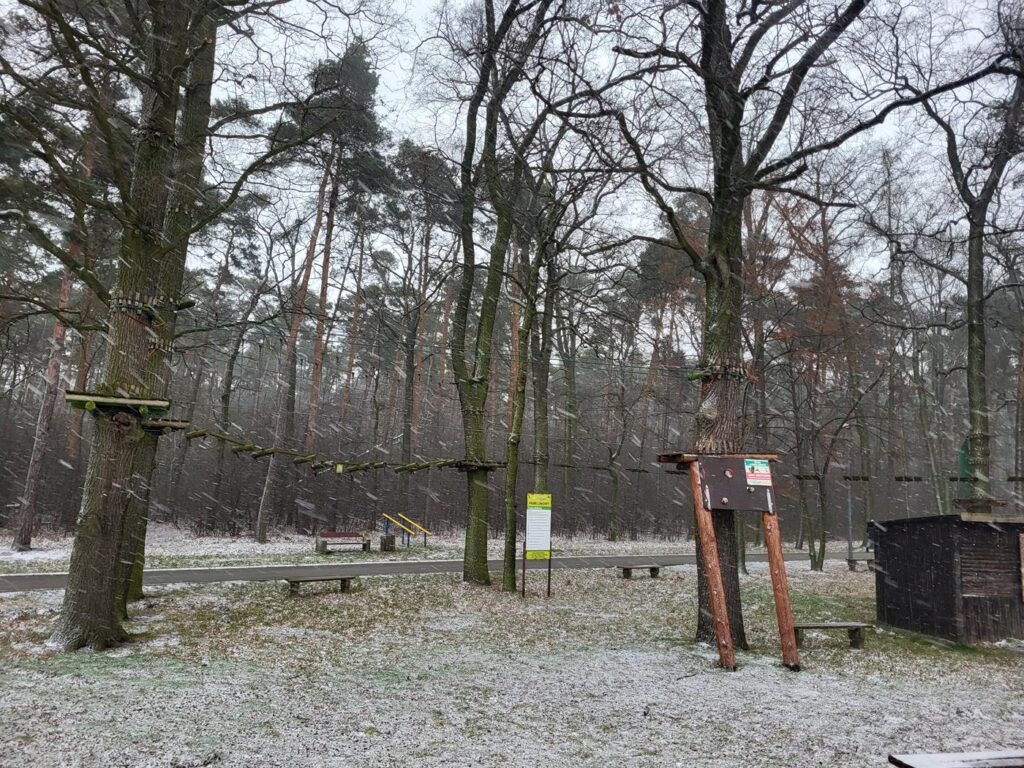 Park przygód w ostrowie wielkopolskim - park linowy / vlog steina