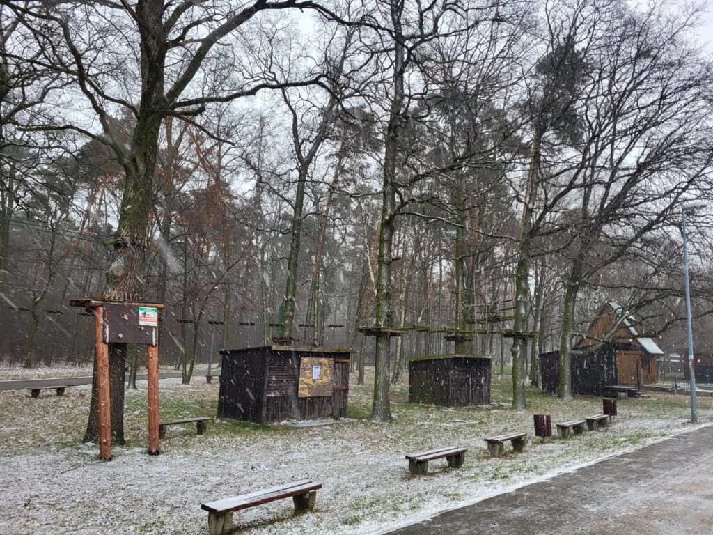 Park przygód w ostrowie wielkopolskim - park linowy / vlog steina