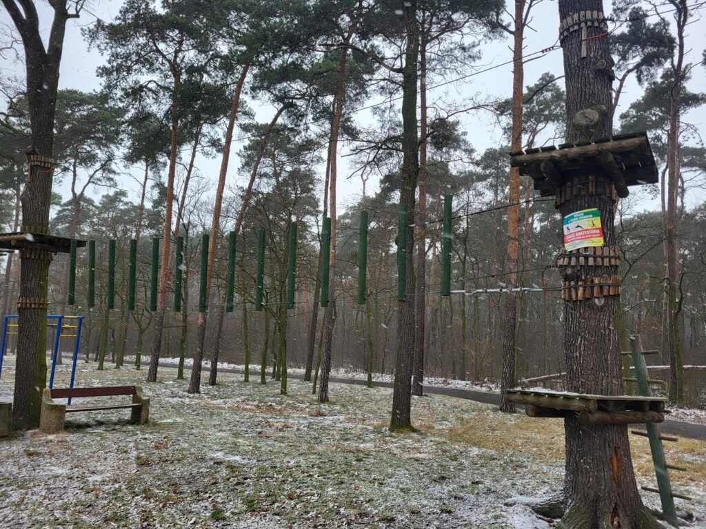 Park przygód w ostrowie wielkopolskim - park linowy / vlog steina