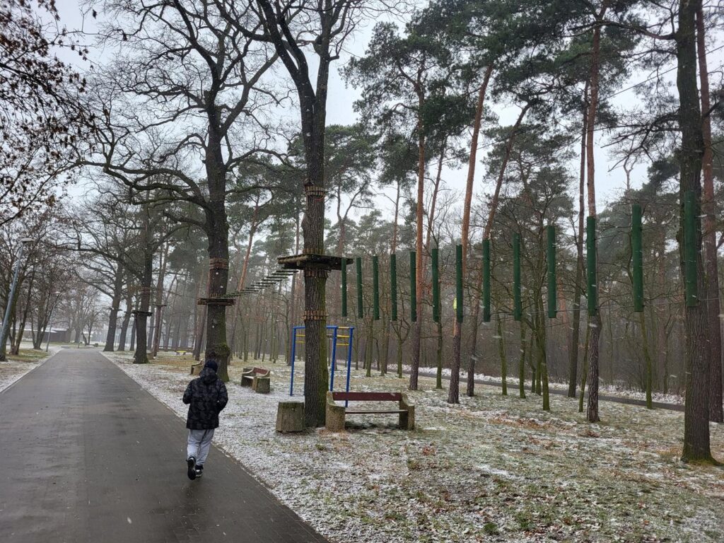 Park przygód w ostrowie wielkopolskim - park linowy / vlog steina