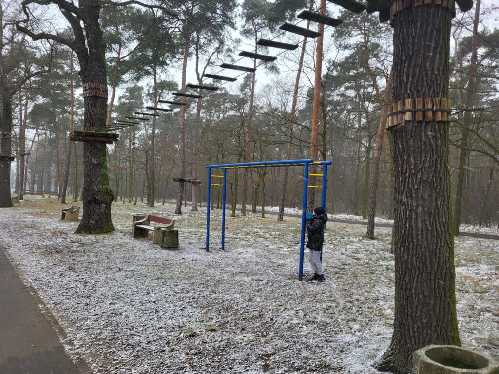 Park przygód w ostrowie wielkopolskim - park linowy / vlog steina