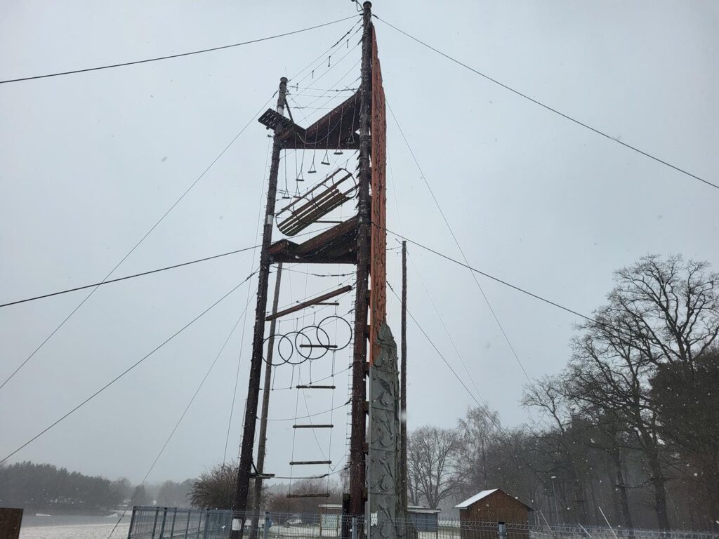 Park przygód w ostrowie wielkopolskim - park linowy / vlog steina