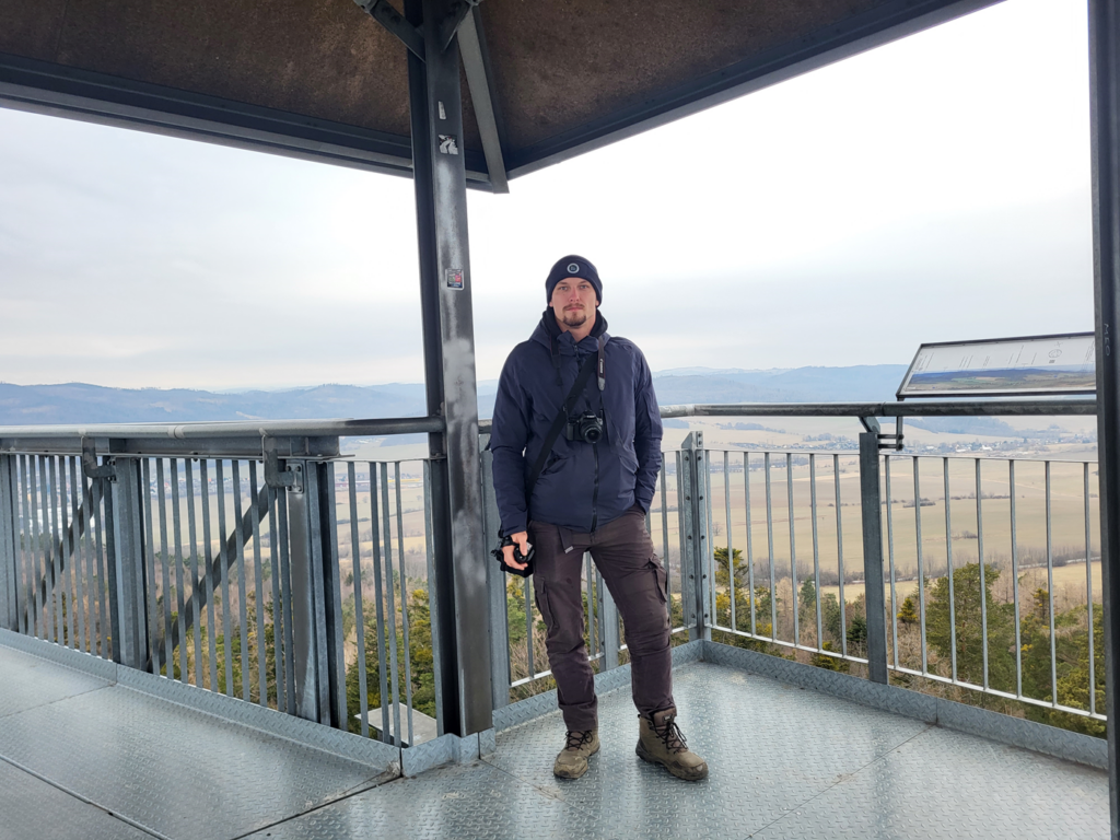 podwójna wieża widokowa na Granicznym Wierchu - czechy - vlog steina