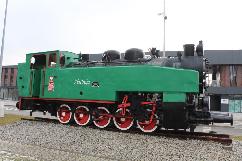 Lokomotywa Halinka Racibórz parowóz wąskotorowy Tw53-2570 - Vlog Steina