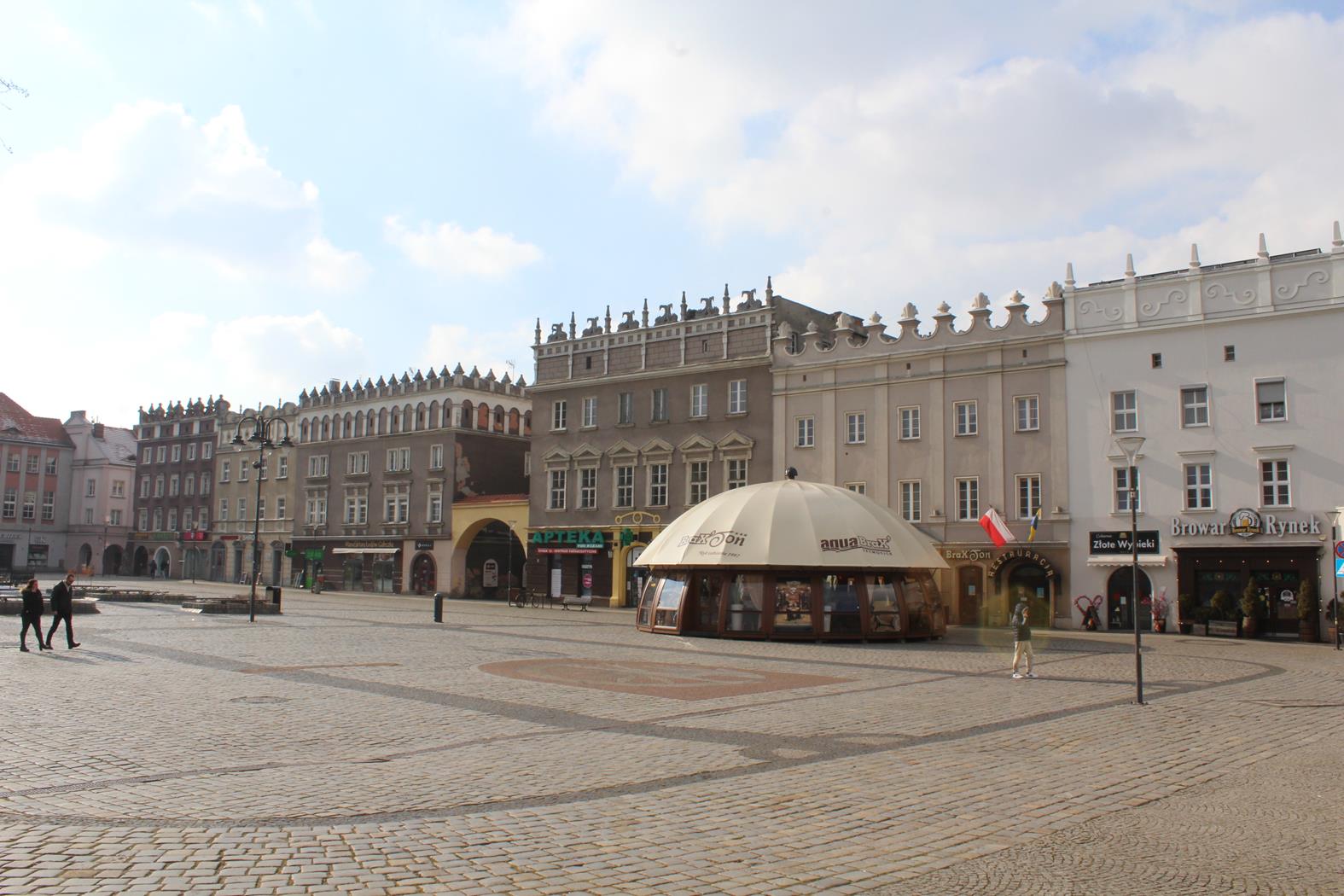 Rynek i kolumna maryjna w Raciborzu - Baszta Racibórz / Vlog Steina