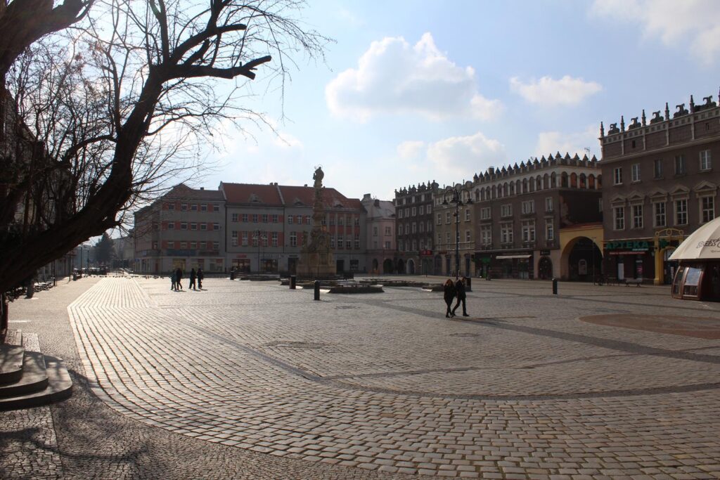 Rynek i kolumna maryjna w Raciborzu - Baszta Racibórz / Vlog Steina