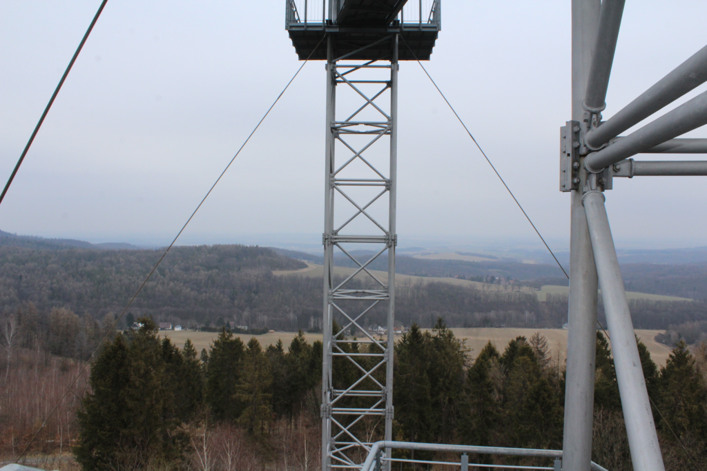 podwójna wieża widokowa na Granicznym Wierchu - czechy - vlog steina