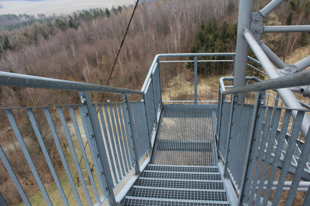 podwójna wieża widokowa na Granicznym Wierchu - czechy - vlog steina