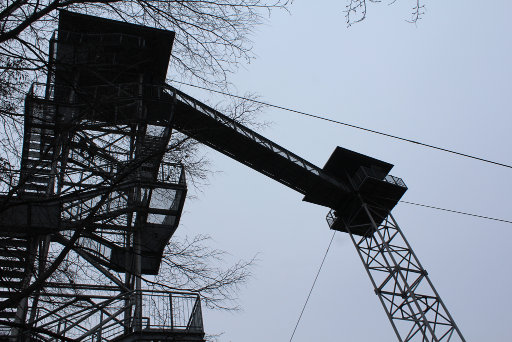 podwójna wieża widokowa na Granicznym Wierchu - czechy - vlog steina