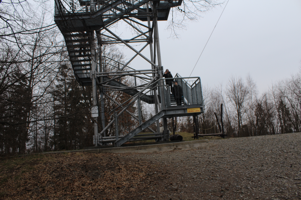 podwójna wieża widokowa na Granicznym Wierchu - czechy - vlog steina