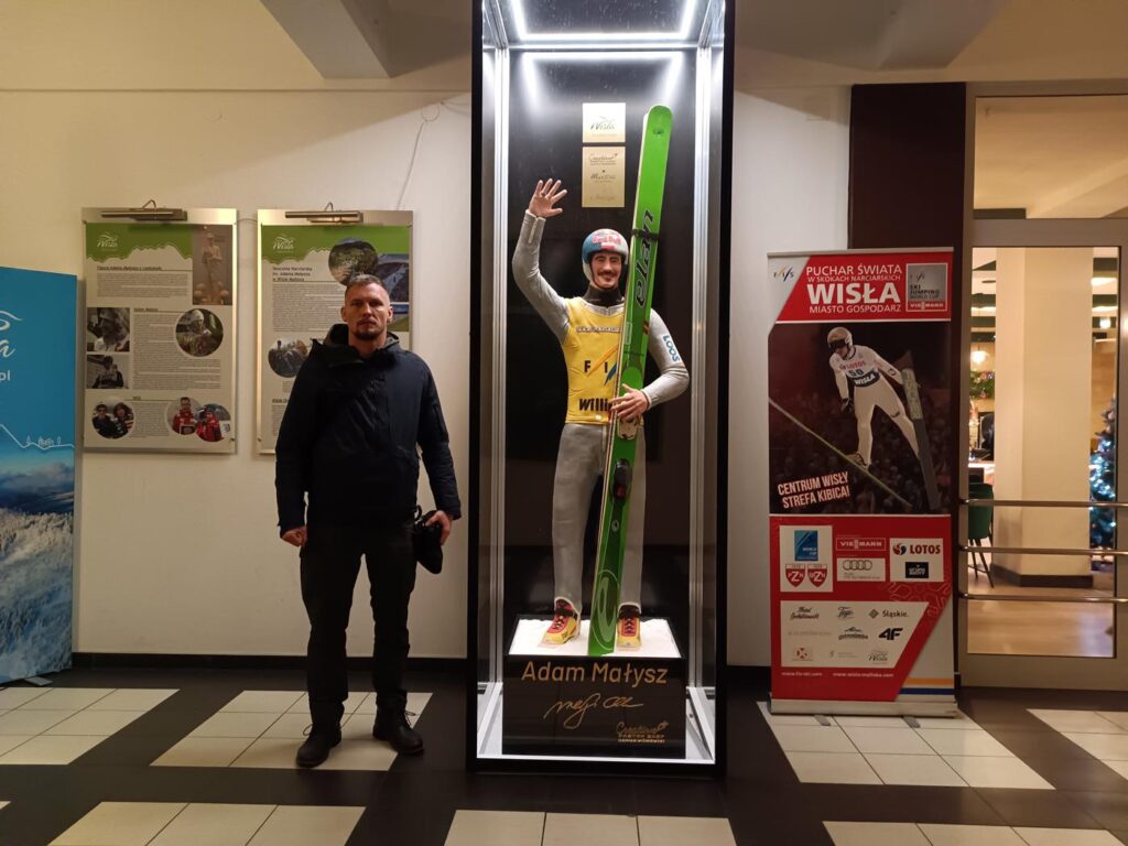 Figura Adama Małysza z czekolady w wiśle - Atrkacje wisły - Vlog Steina