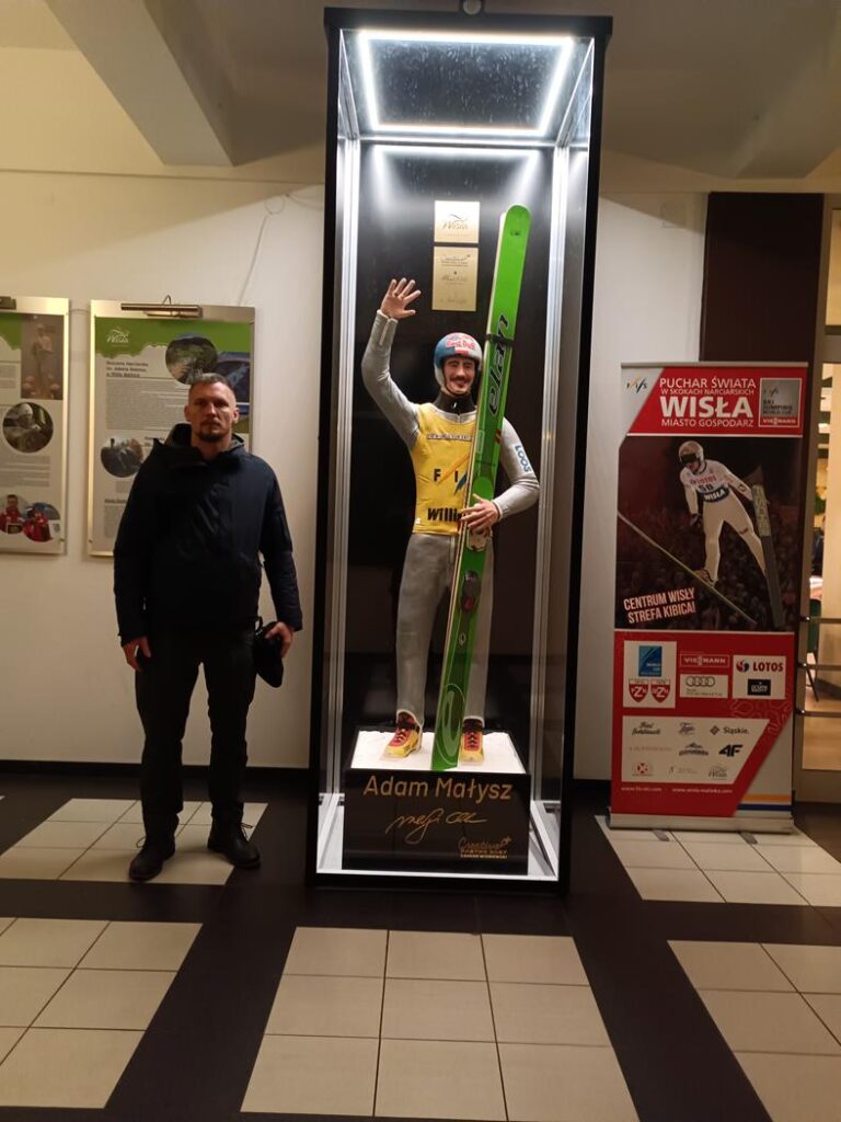 Figura Adama Małysza z czekolady w wiśle - Atrkacje wisły - Vlog Steina