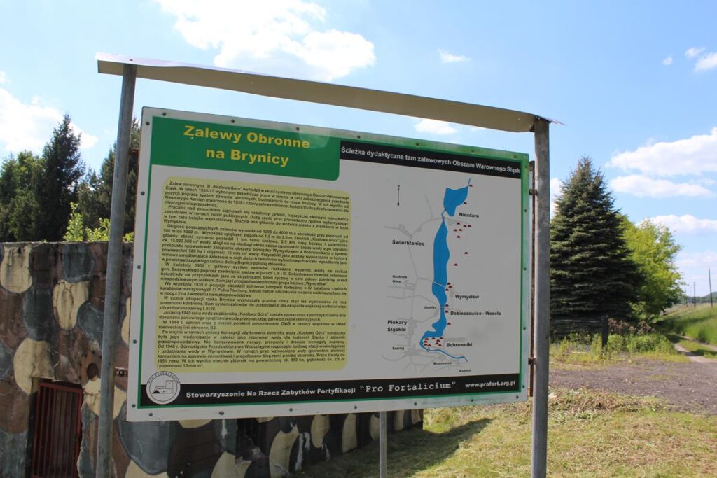 Schrony i bunkry w miejscowości Wymysłów