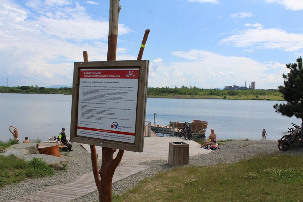 Molo nad Karwińskim morzem. Czeskie morze - Vlog Steina