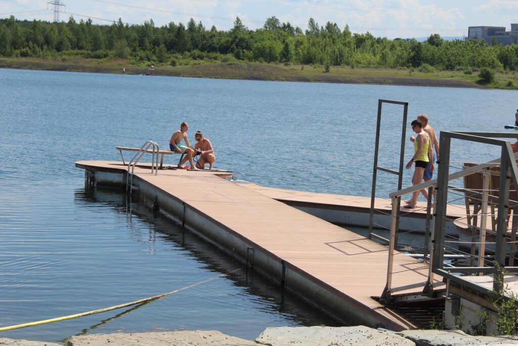 Molo nad Karwińskim morzem. Czeskie morze - Vlog Steina