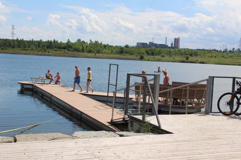 Molo nad Karwińskim morzem. Czeskie morze - Vlog Steina