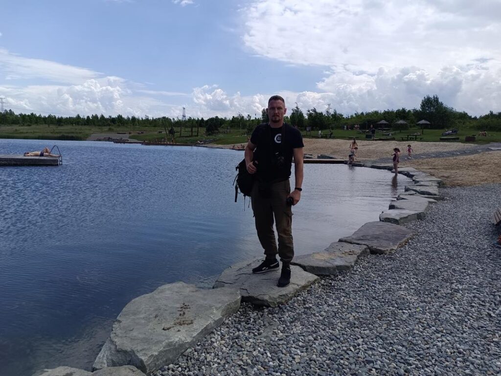 plaża w karwinie - nad Karwińskim morzem nazywanym czeskim morzem - vlog steina