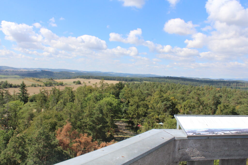 Wieża widokowa Strážiště w Uvalno w Czechach - Vlog podróżniczy Steina