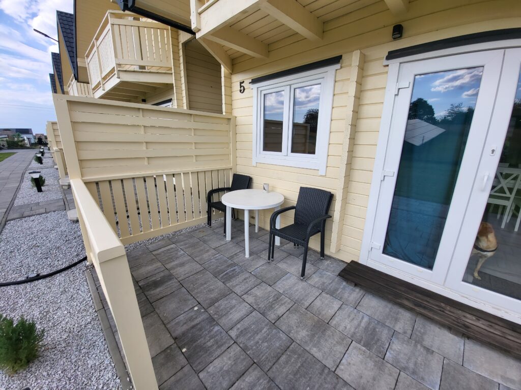 Domki perłowe wzgórze w Ustroniu Morskim