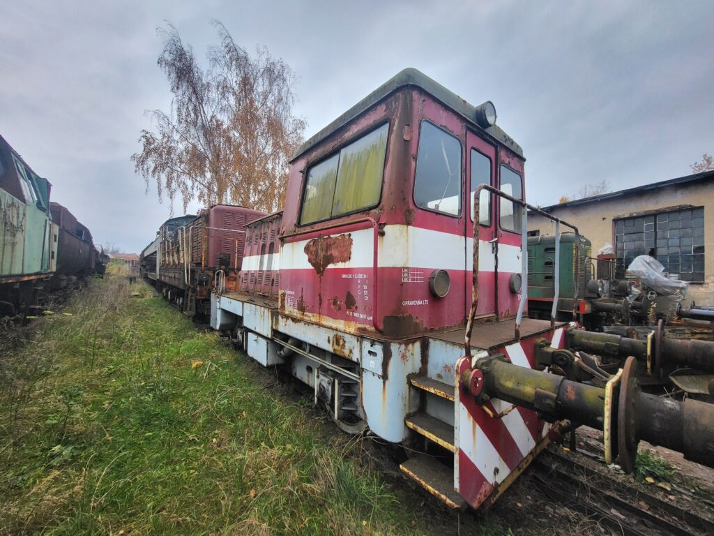 skansen taboru kolejowego w Pyskowicach - Cmentarzysko pociągów Pyskowice - Vlog steina