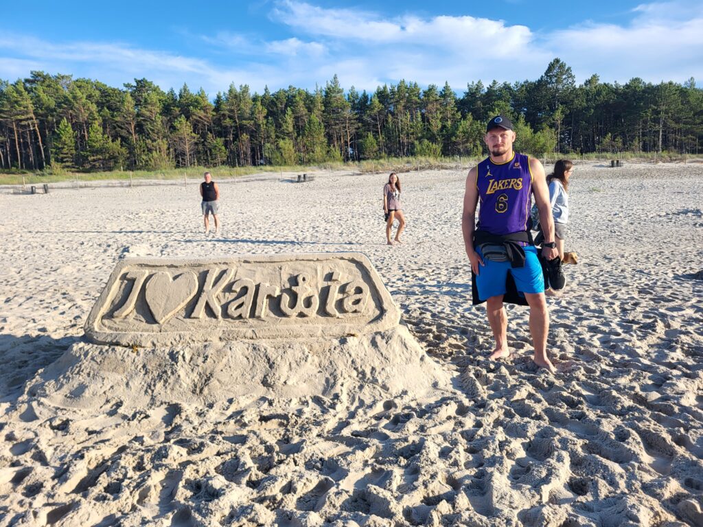 Plaża w Karwi - wczasy nad Polskim morzem - Vlog Steina