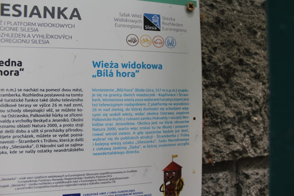 Bílá hora Štramberk - wieża widokowa czechy - Vlog Steina