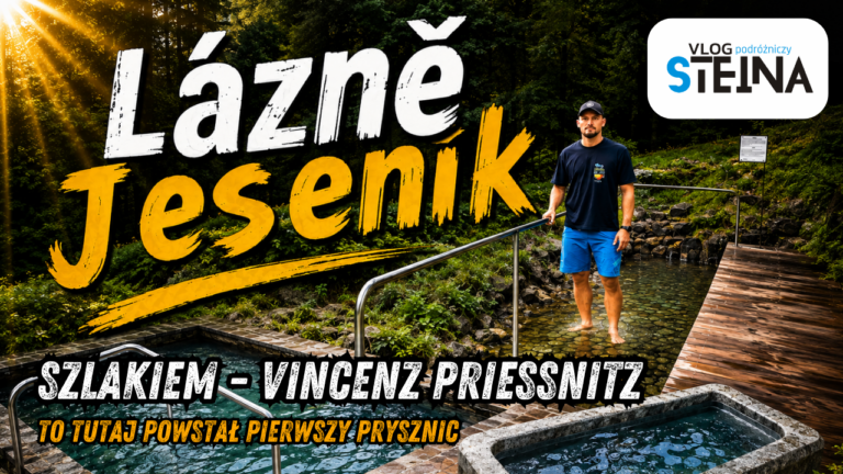 Lázně Jeseník - uzdrowiskowy czeski szlak Vincenz Priessnitza // vlog podróżniczy Steina