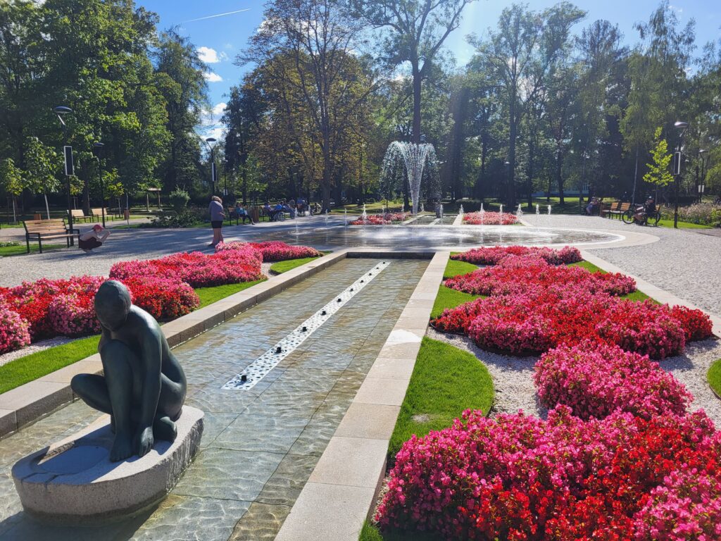 Lázeňský park - na żelaznym szlaku rowerowym - Vlog Steina