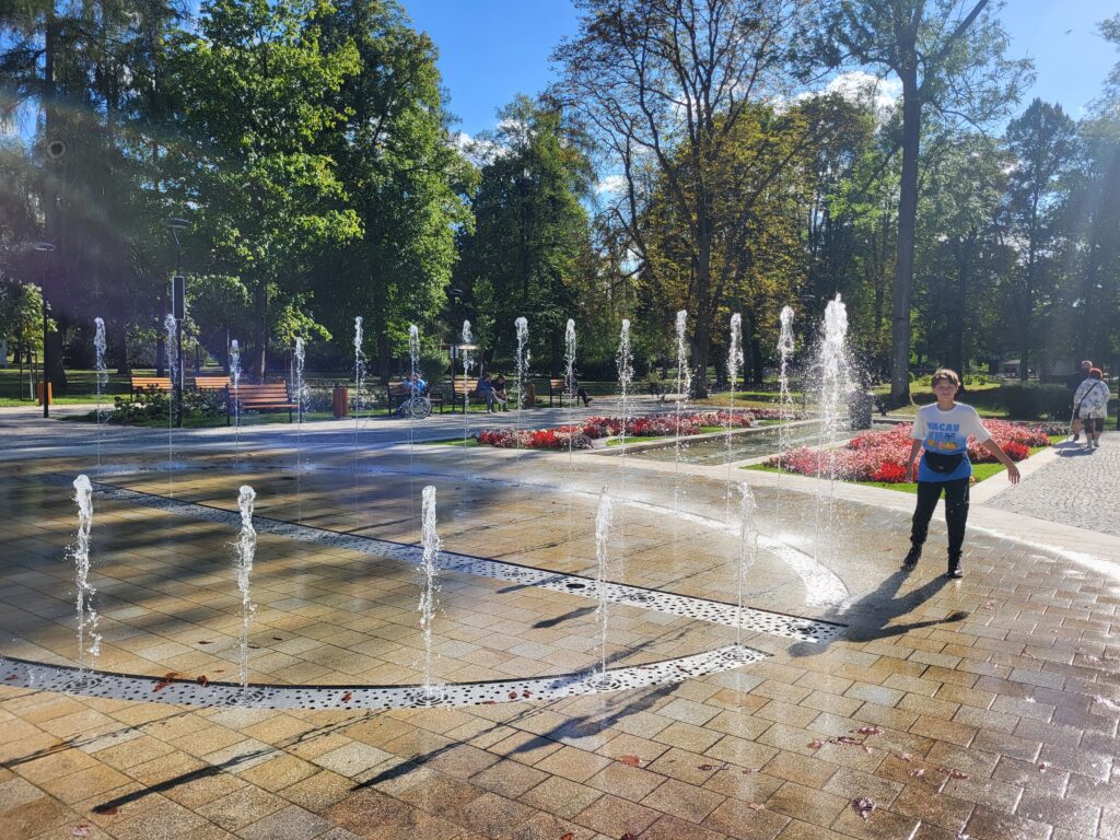 Lázeňský park - na żelaznym szlaku rowerowym - Vlog Steina